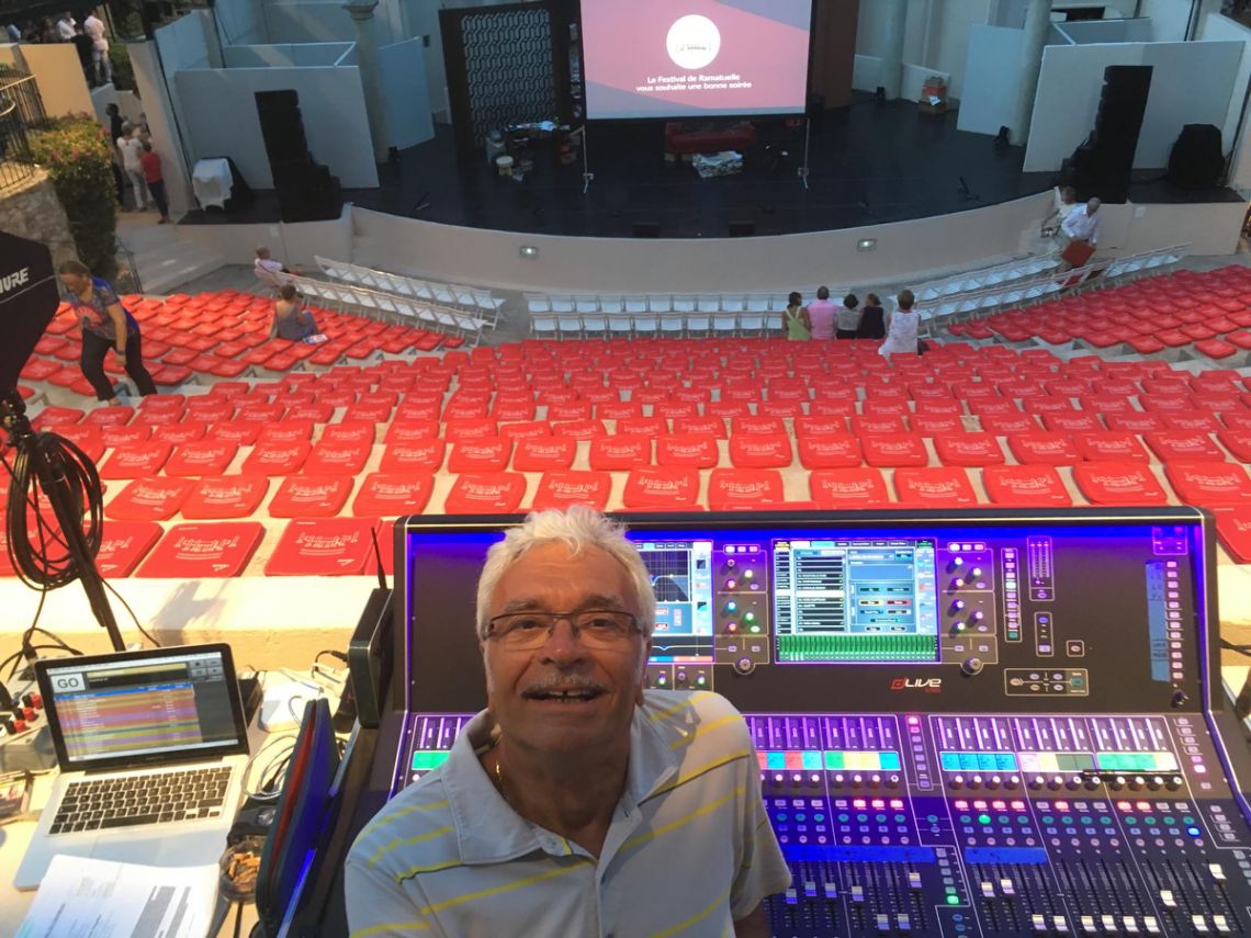 Jean Louis Dagorno au festival de Ramatuelle