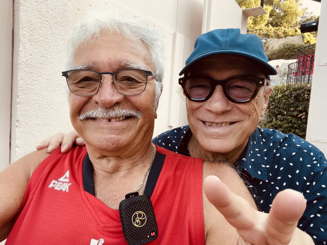 Jean-louis DAGORNO et VICTOR BOSCH et le micro blaster RégiScène / Monster